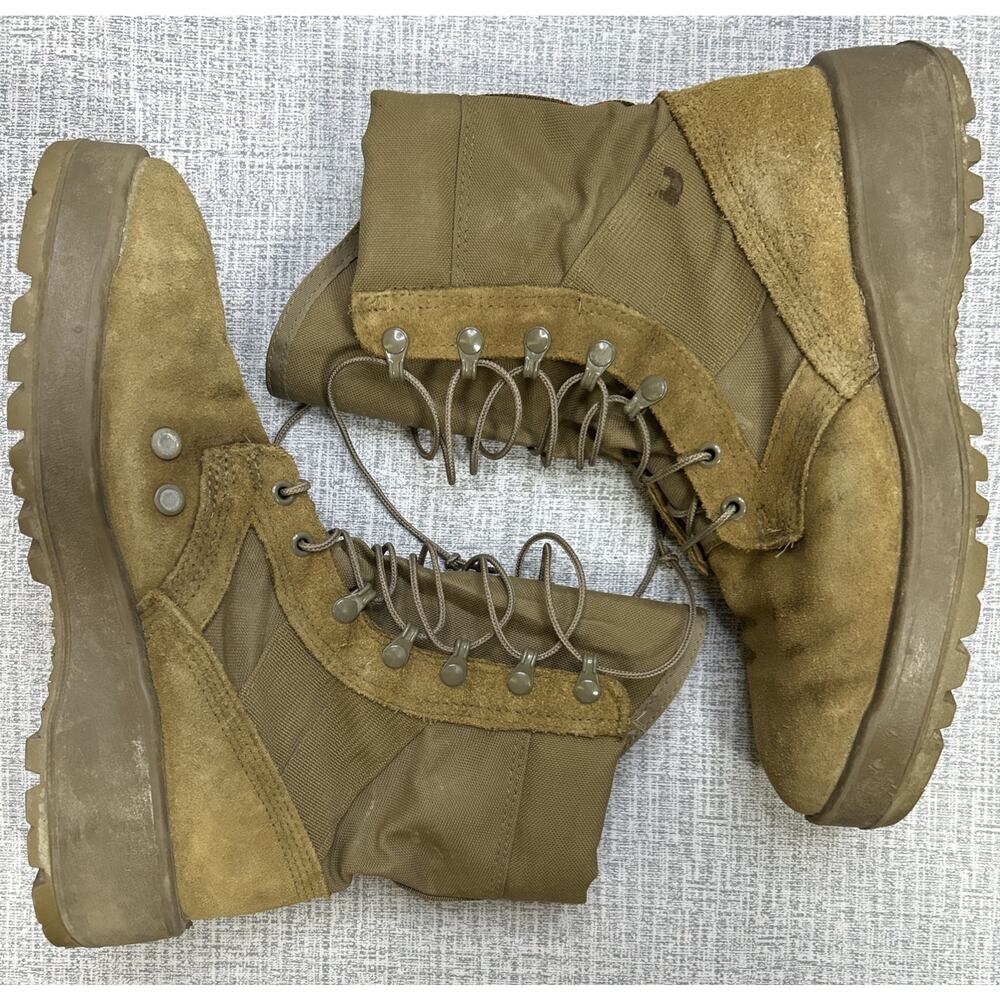 Vibram Military Boots/Tan Hot Weather Army Combat Size 10R - Picture 3 of 6